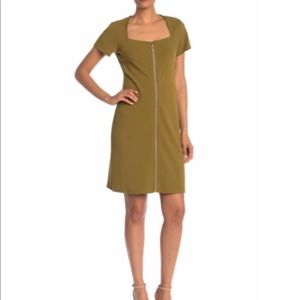 Nanette Leopre Midi Olive Dress